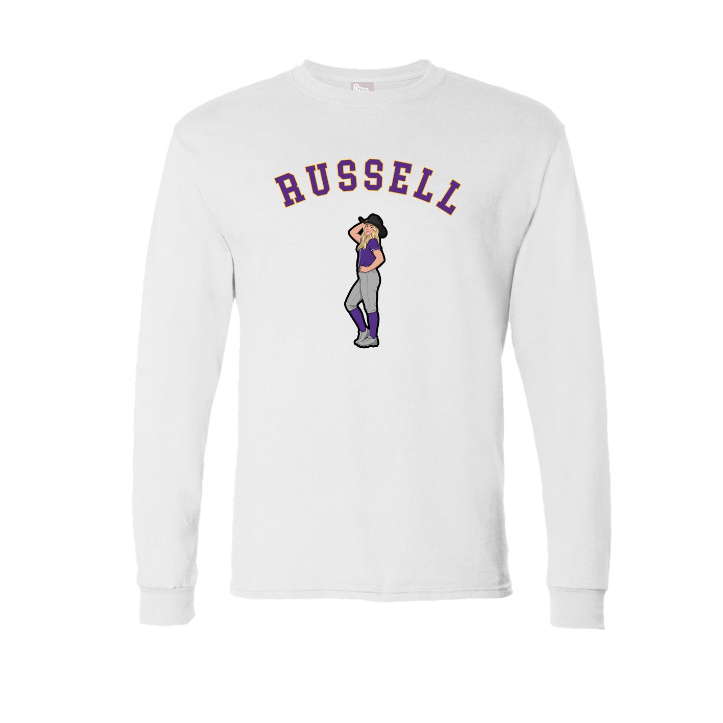 Long Sleeve Tee — Shirsey Arch in White