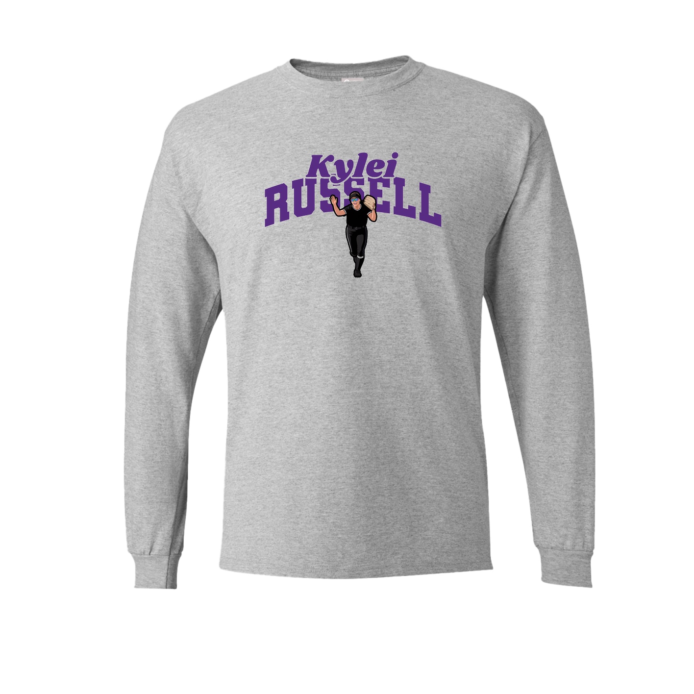 Long Sleeve Tee — Signature Arch in Grey