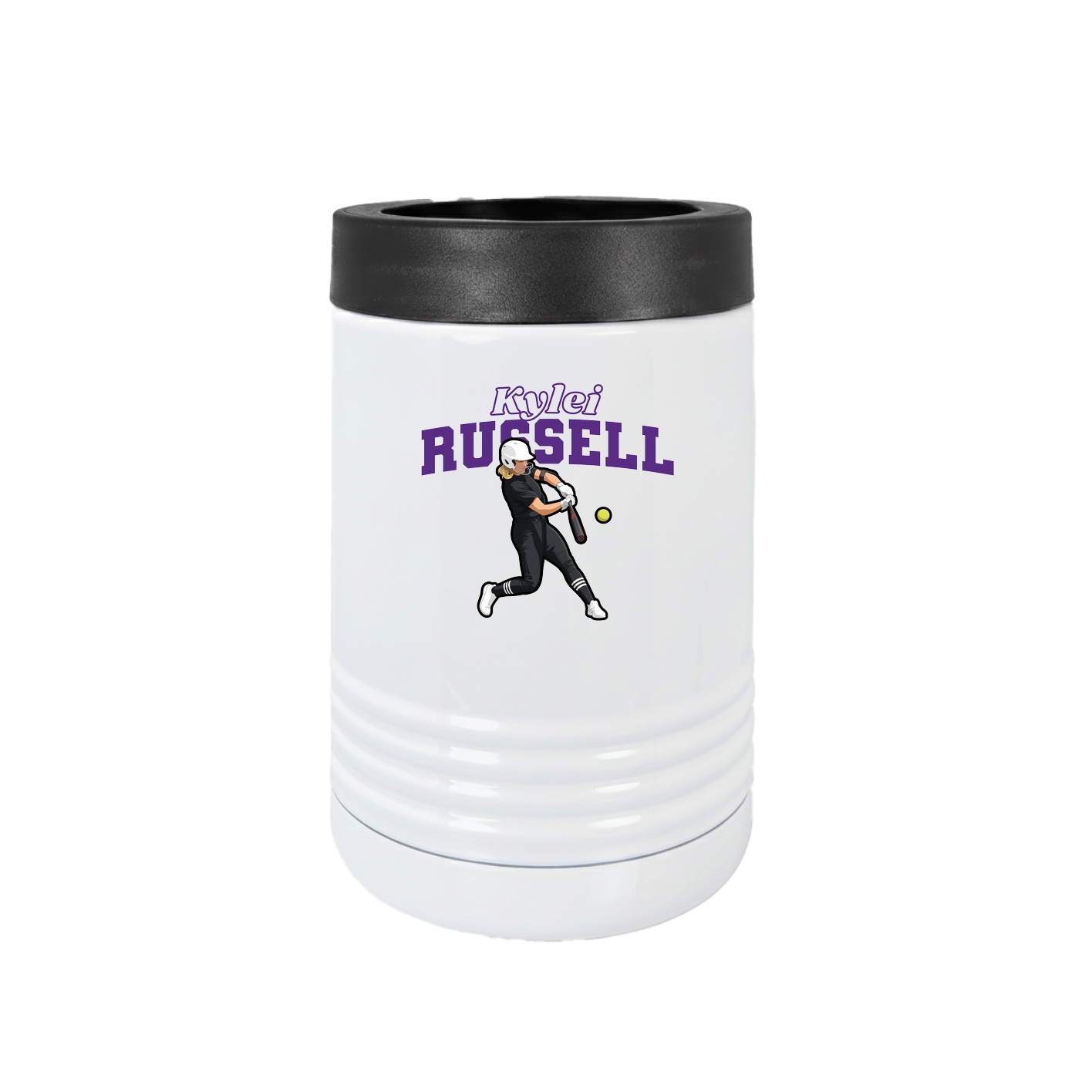 Beverage Holder — Name Arch in White