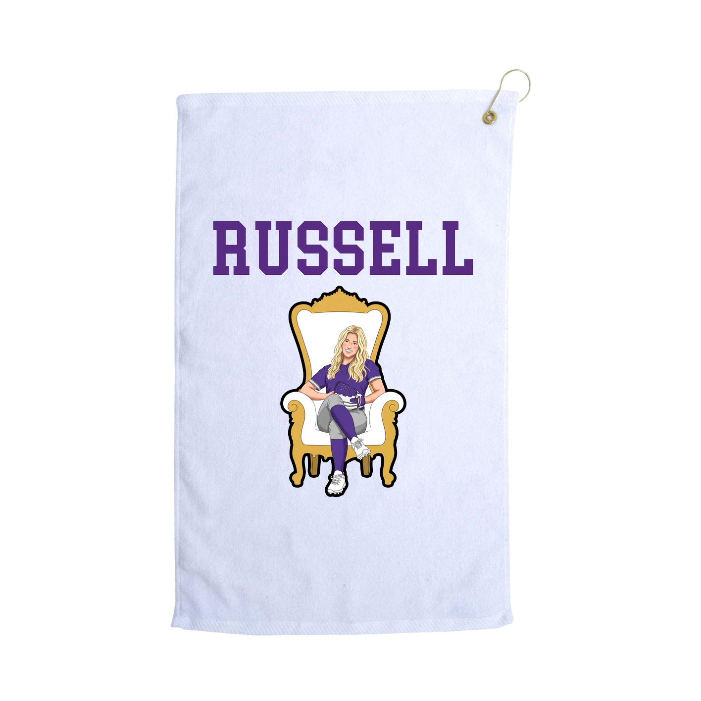 Golf Towel — Shirsey in White
