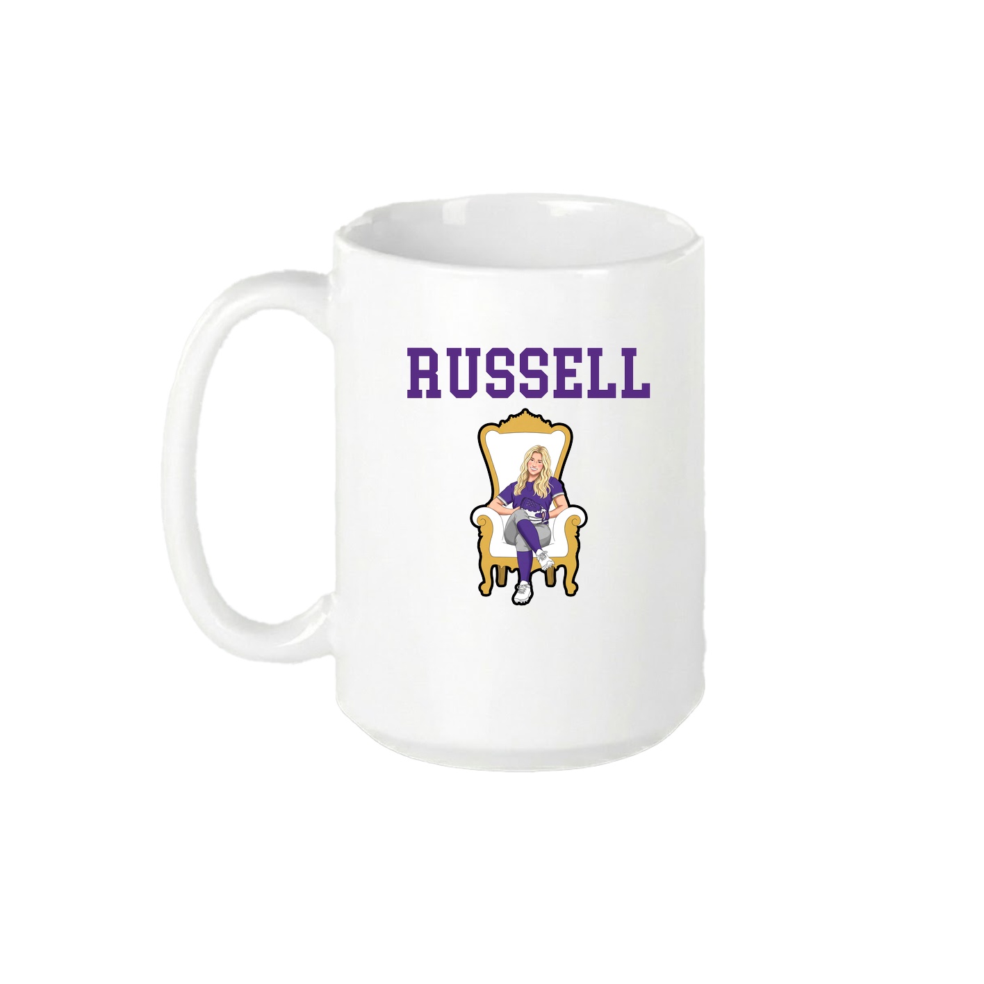 15oz Coffee Mug — Shirsey in White