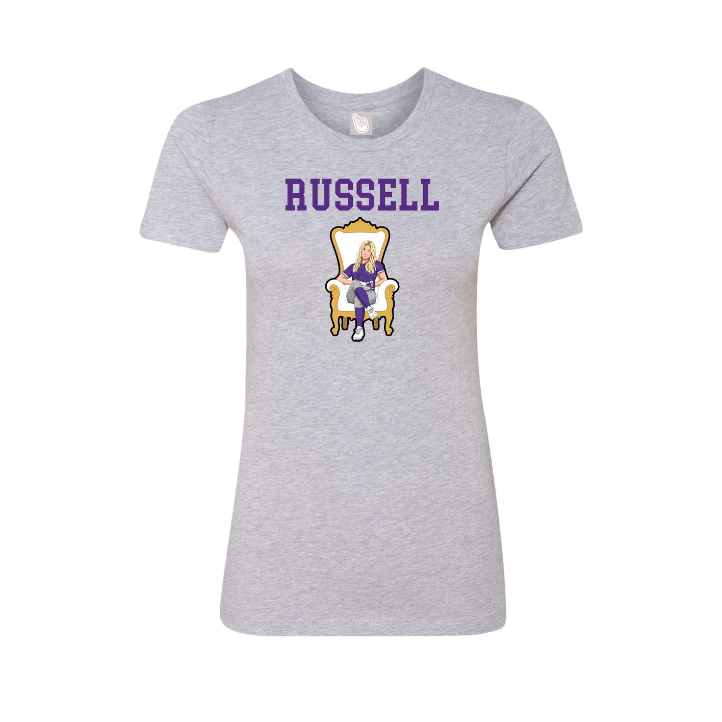 Fitted Women's Tee — Shirsey in Grey