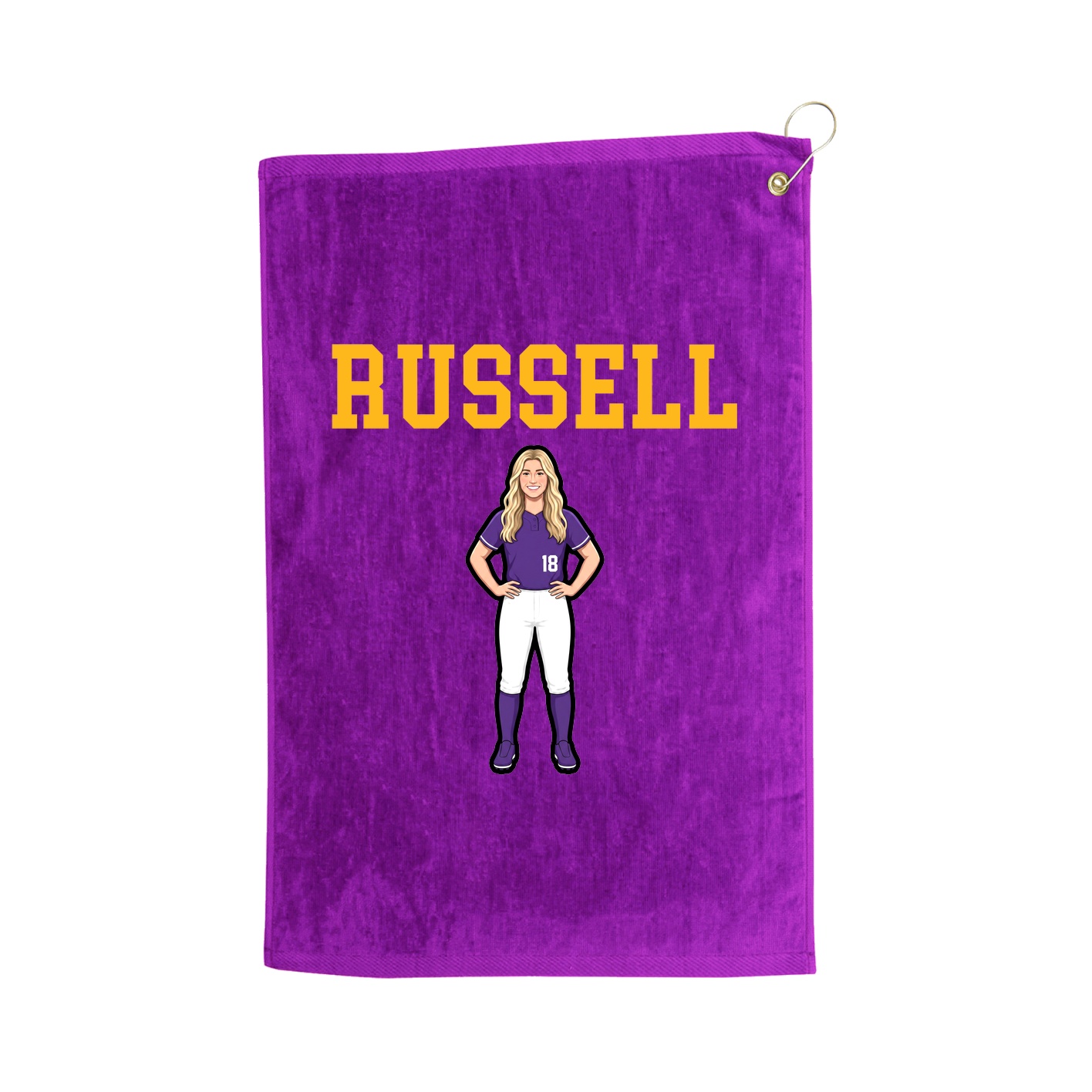 Golf Towel — Shirsey in Purple