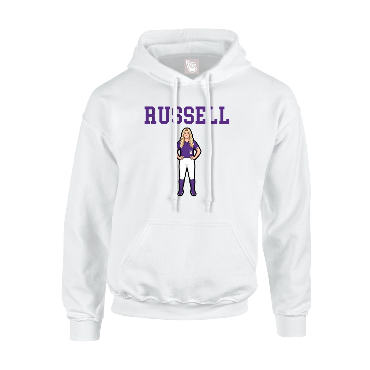 Hoodie — Shirsey in White