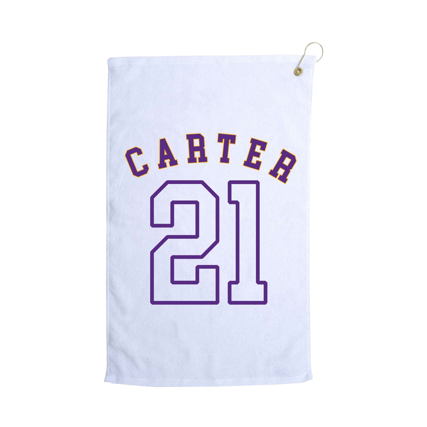 Golf Towel — Shirsey Arch in White