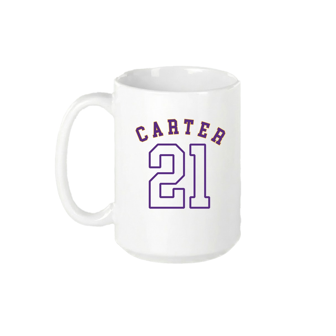 15oz Coffee Mug — Shirsey Arch in White