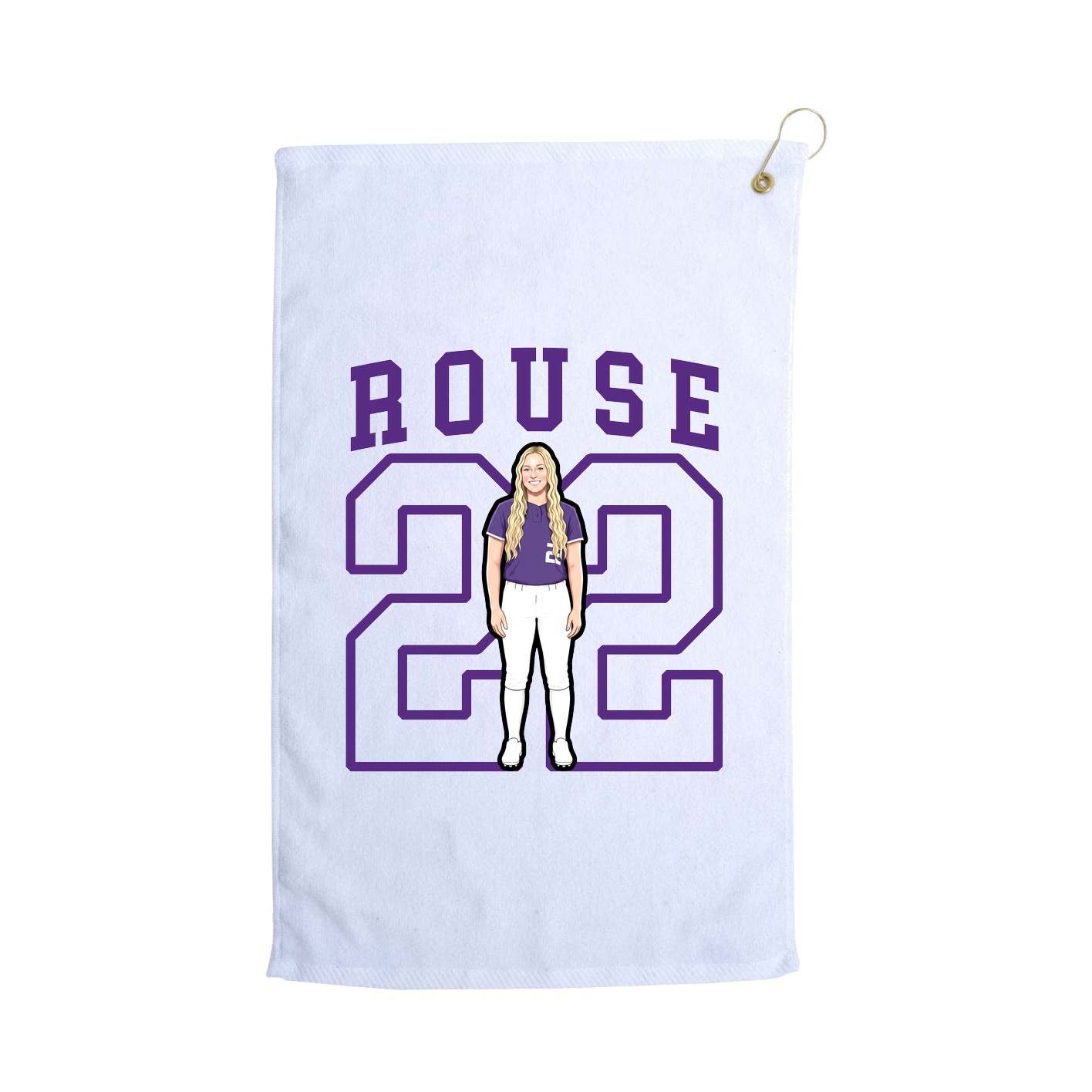 Golf Towel — Shirsey in White