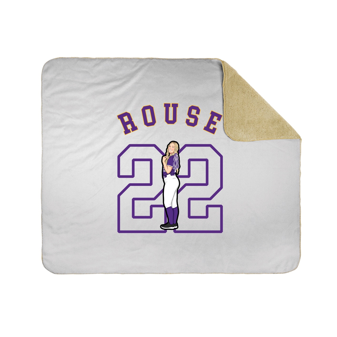Throw Blanket — Shirsey Arch in White