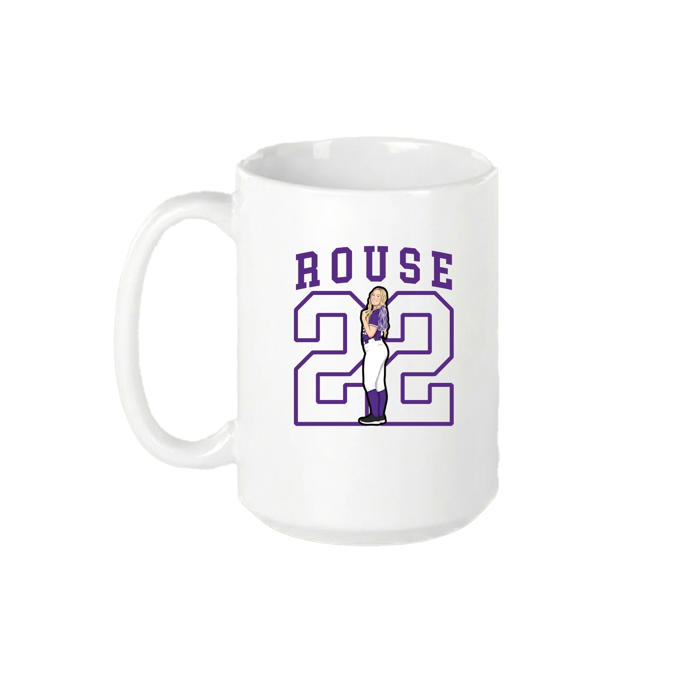 15oz Coffee Mug — Shirsey in White