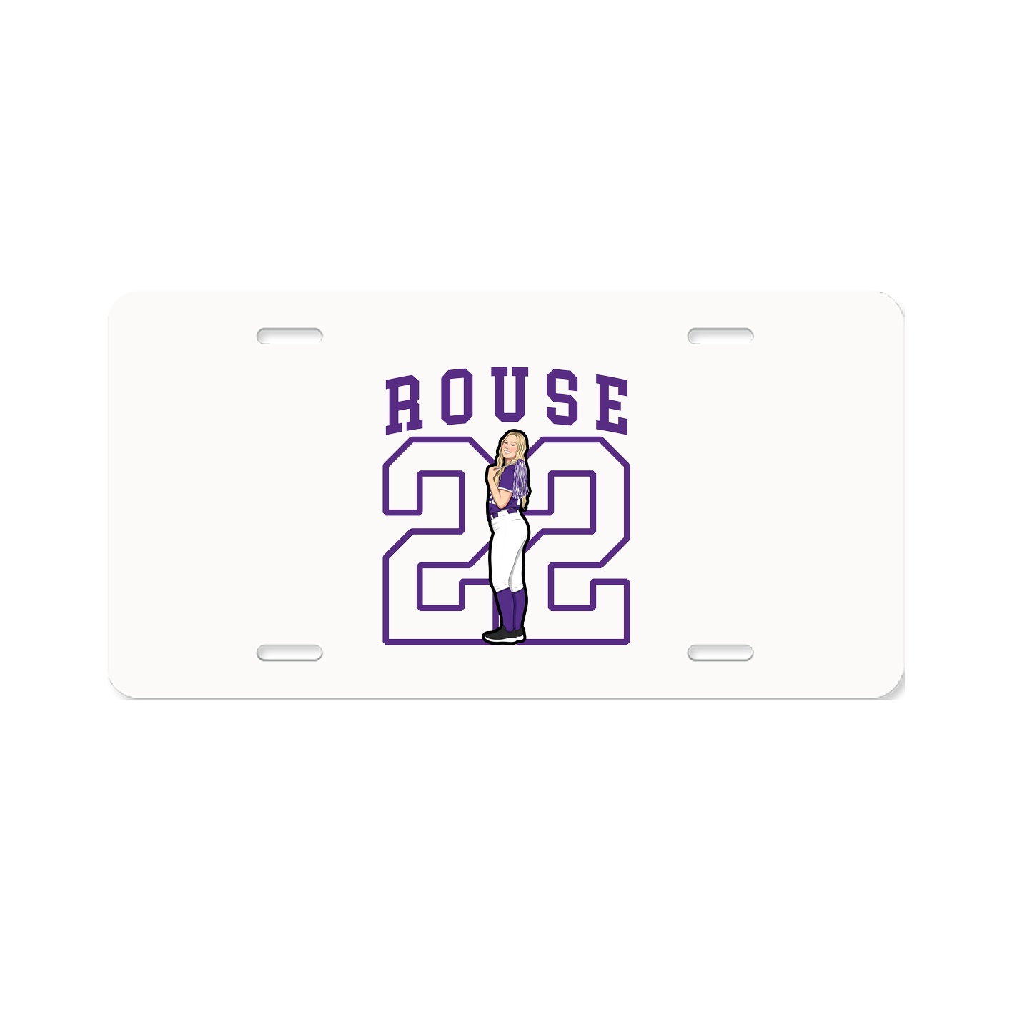 Aluminum License Plate