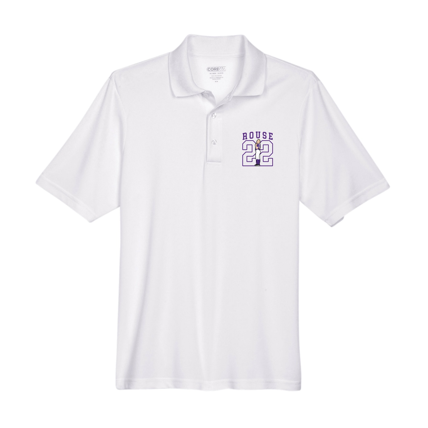 Performance Polo — Shirsey in White