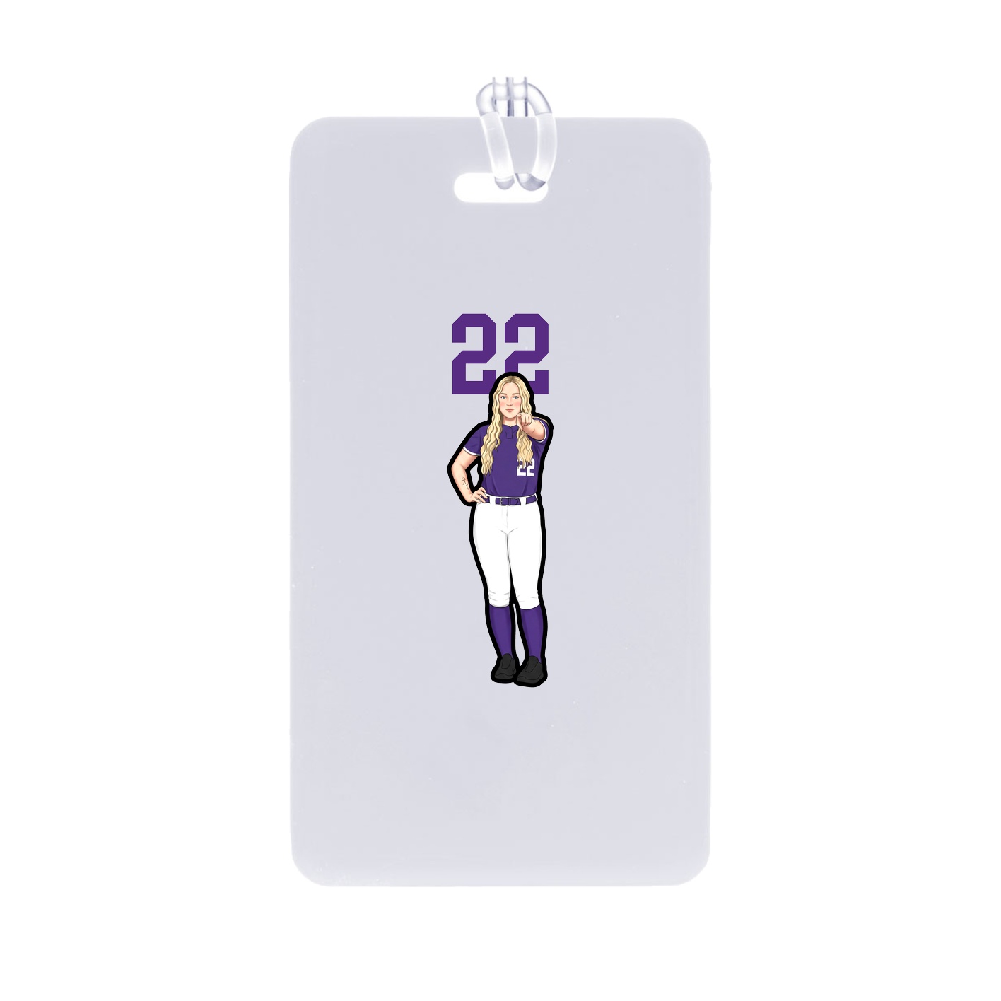 Bag Tag — Number Top in Classic