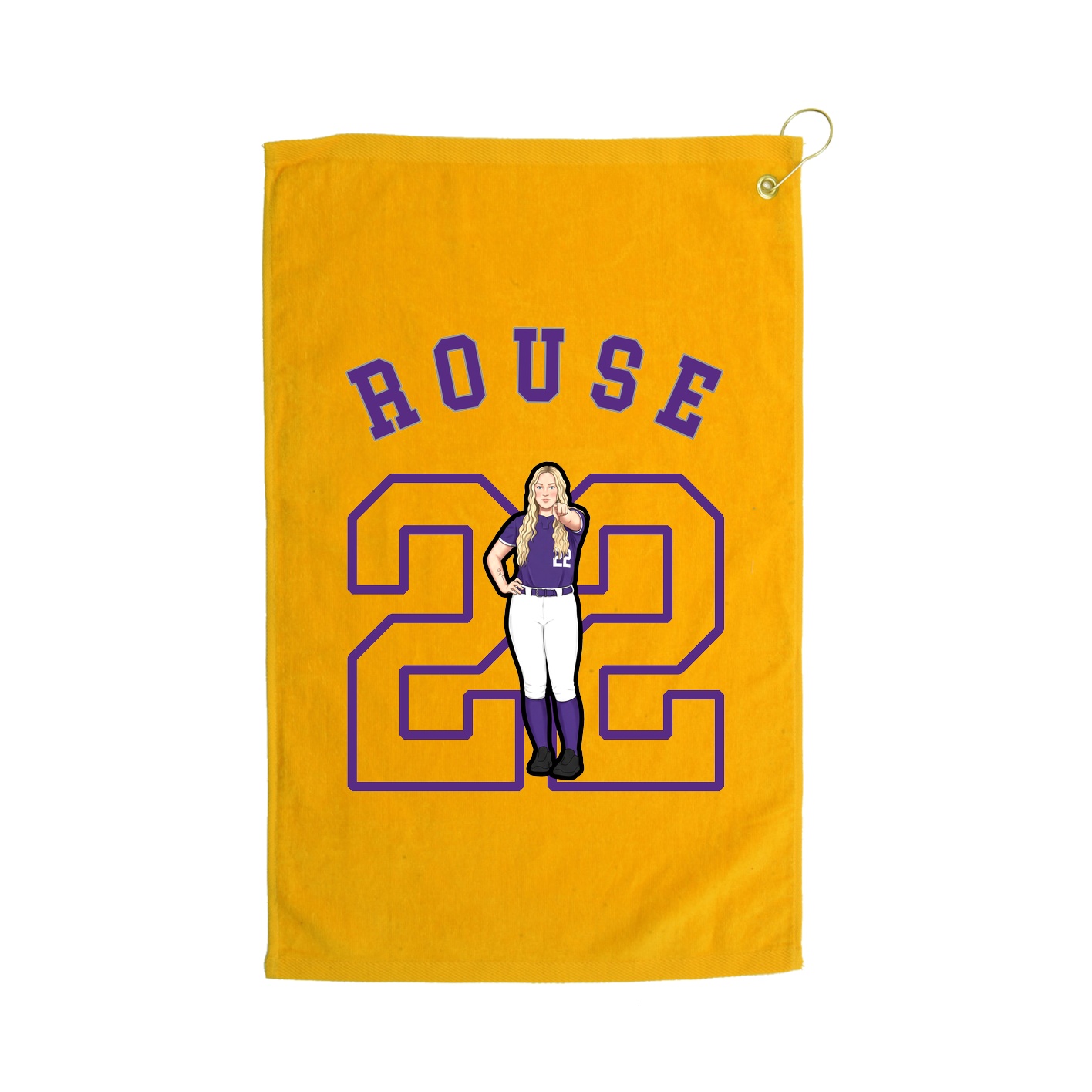 Terry Velour Golf Towel