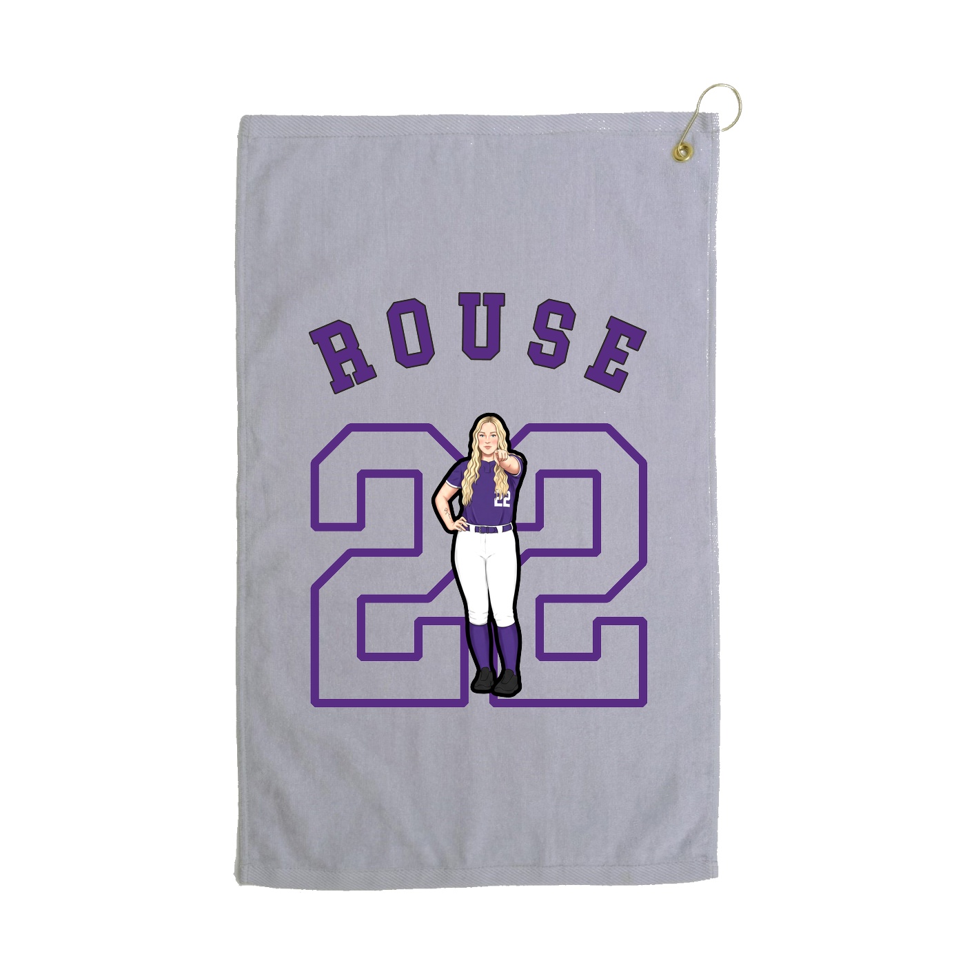 Golf Towel — Shirsey Arch in Grey