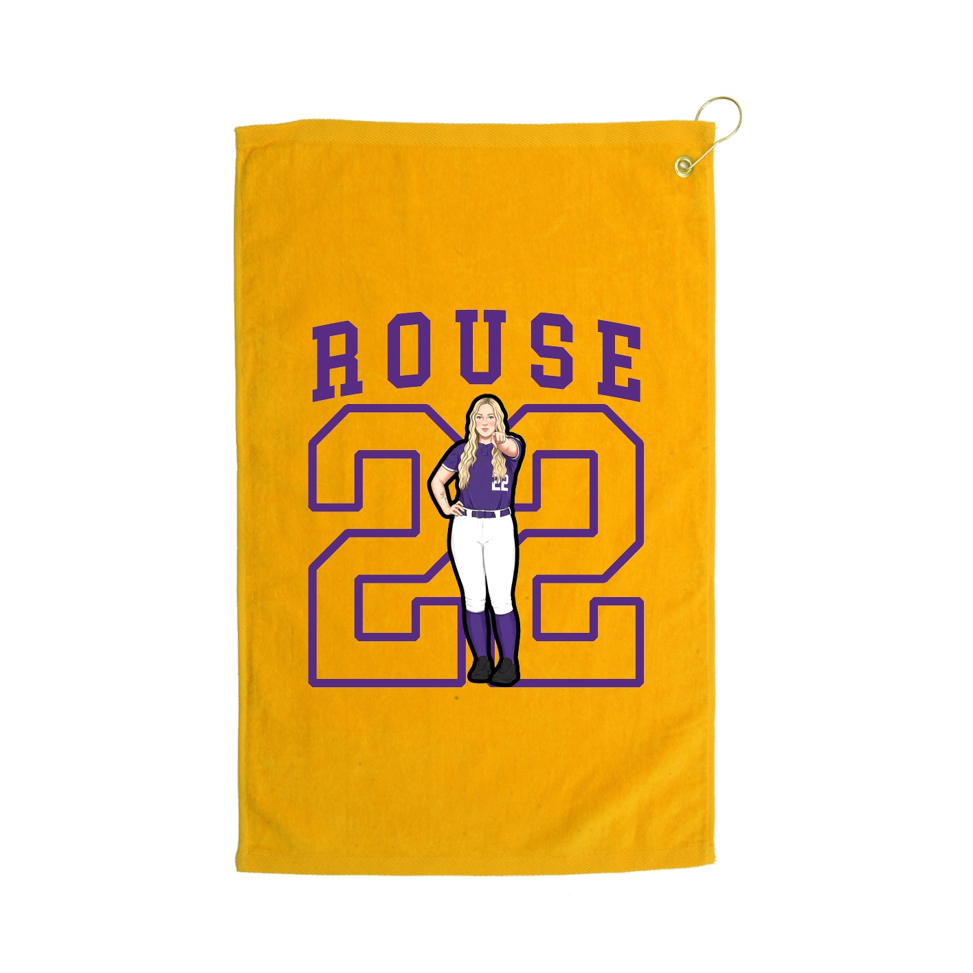 Golf Towel — Shirsey in Gold