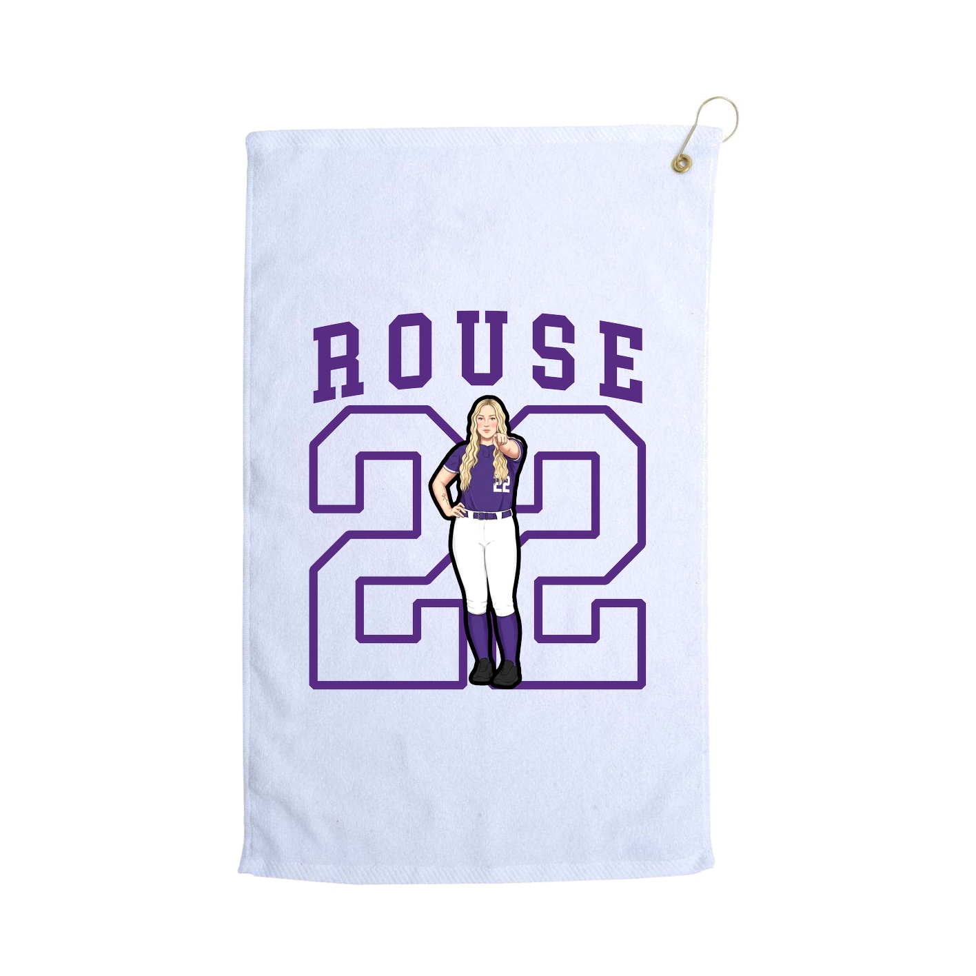 Golf Towel — Shirsey in White