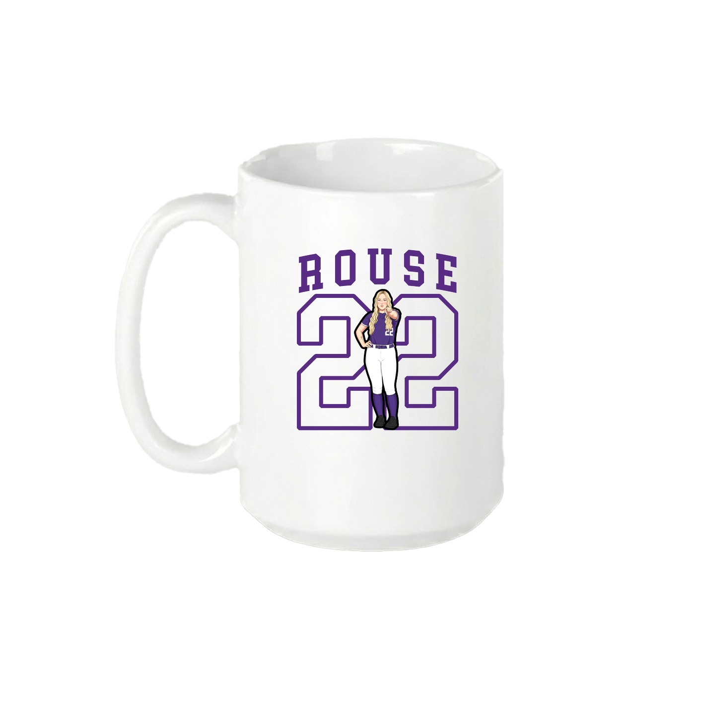 15oz Coffee Mug — Shirsey in White
