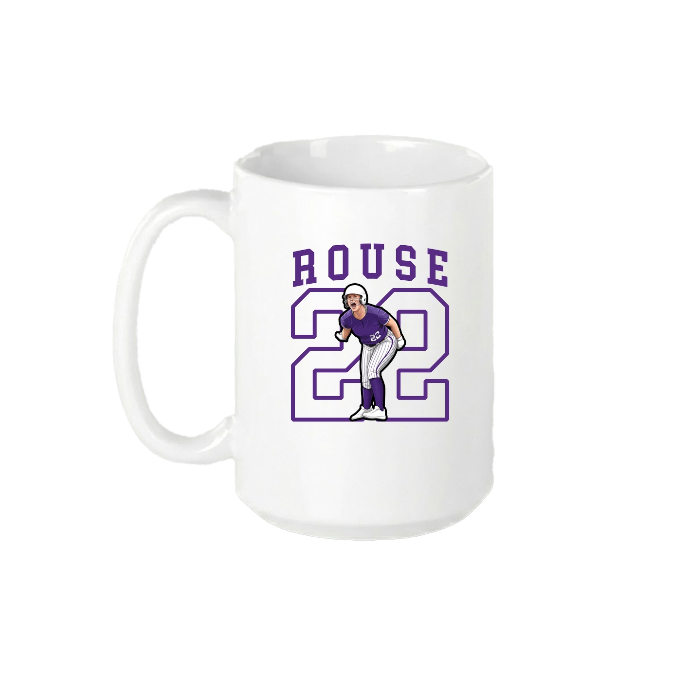 15oz Coffee Mug — Shirsey in White