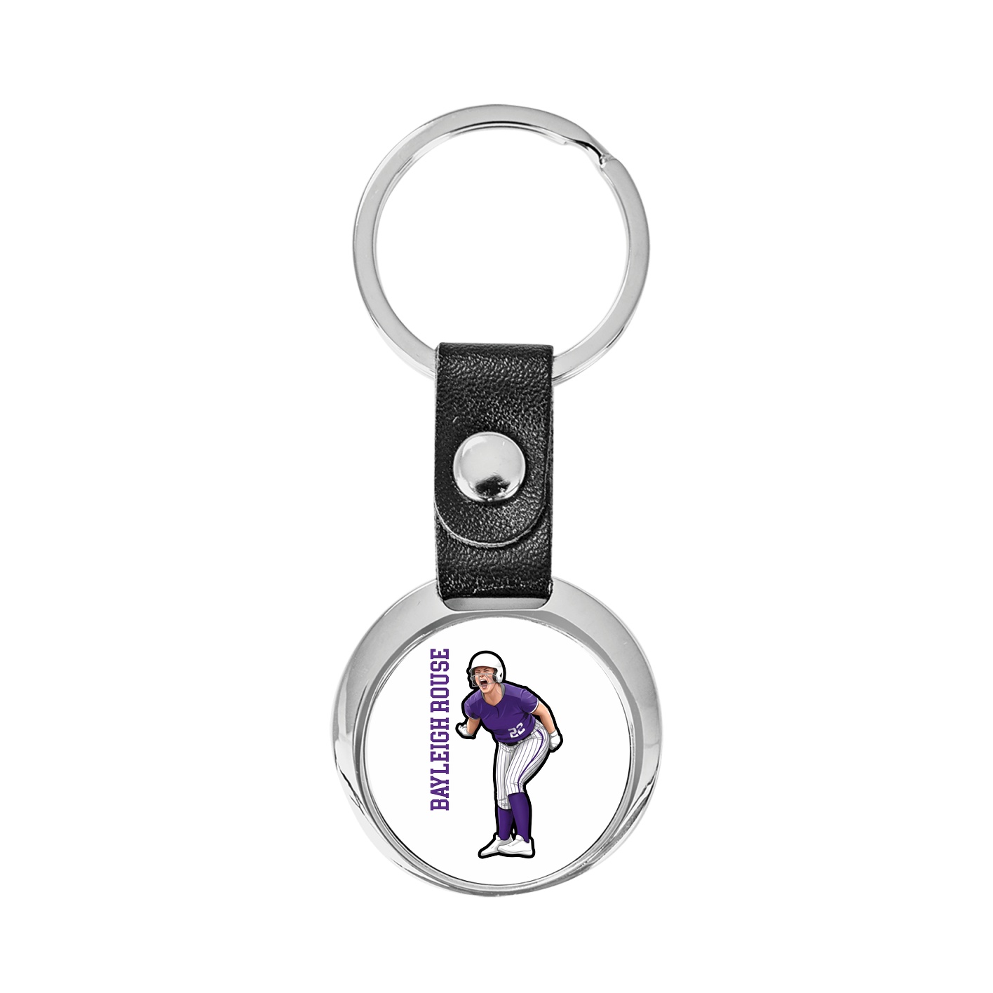 Key Chain — Name Vertical in Classic