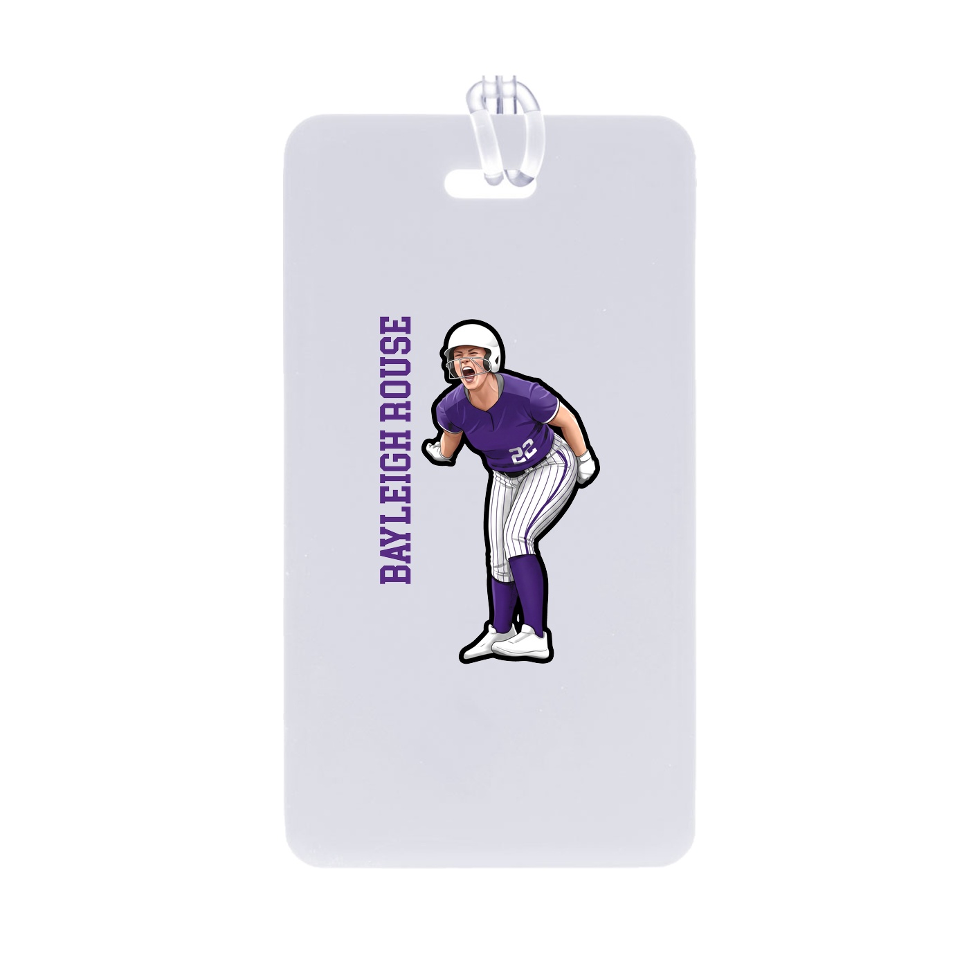 Bag Tag — Name Vertical in Classic