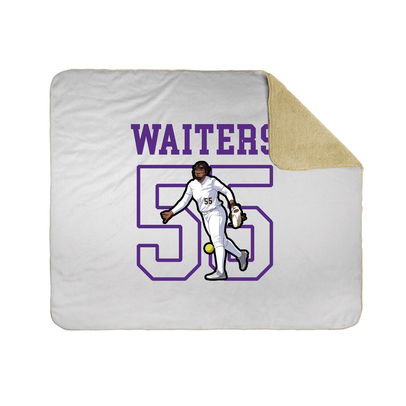 Throw Blanket — Shirsey in White