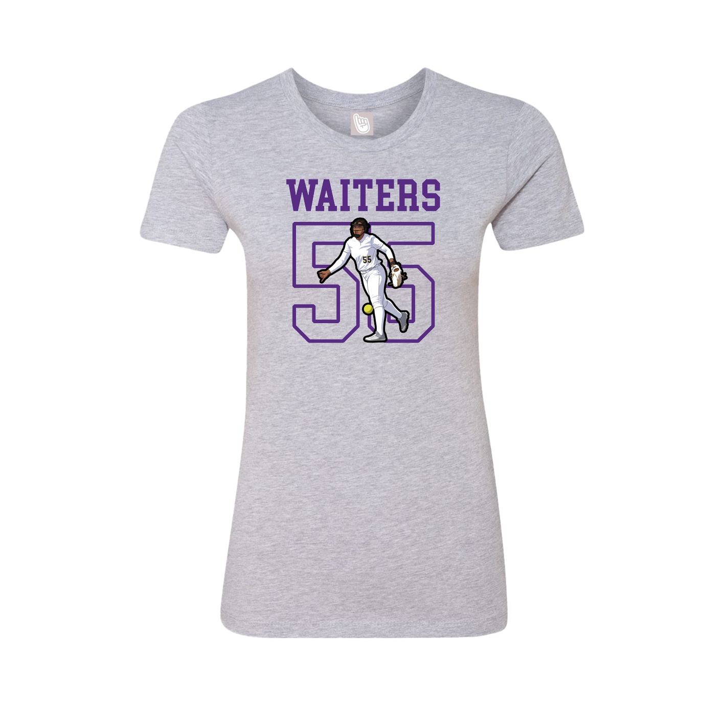 Fitted Women's Tee — Shirsey in Grey