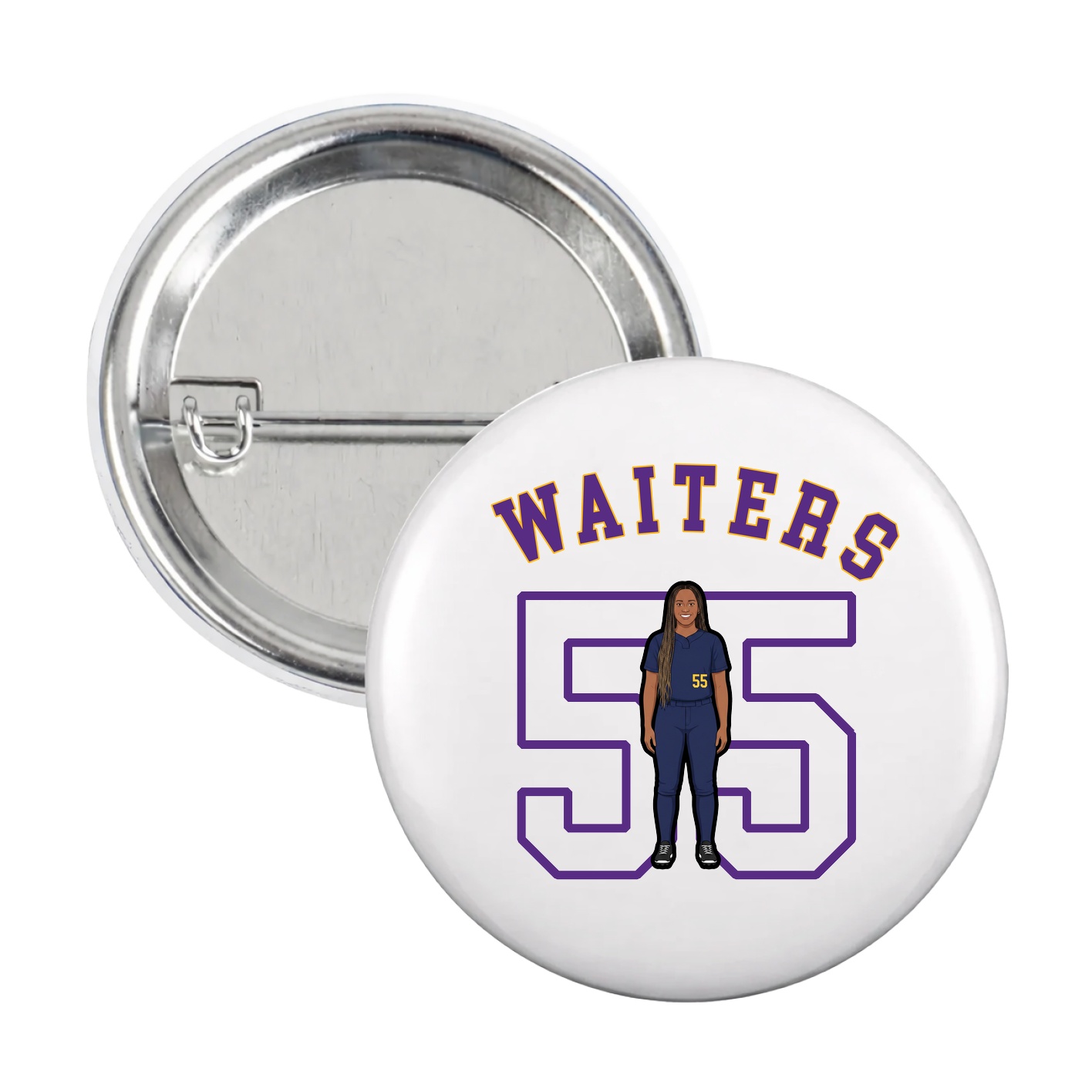 Game Day Button — Shirsey Arch in White
