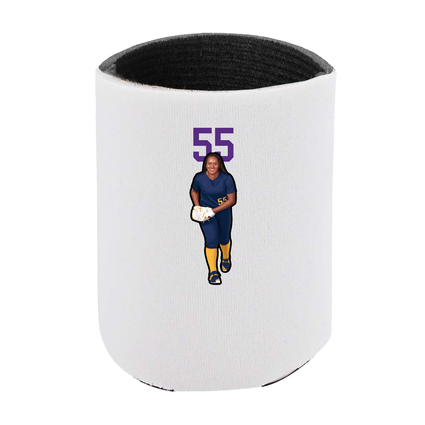 Can Holder — Number Top in White