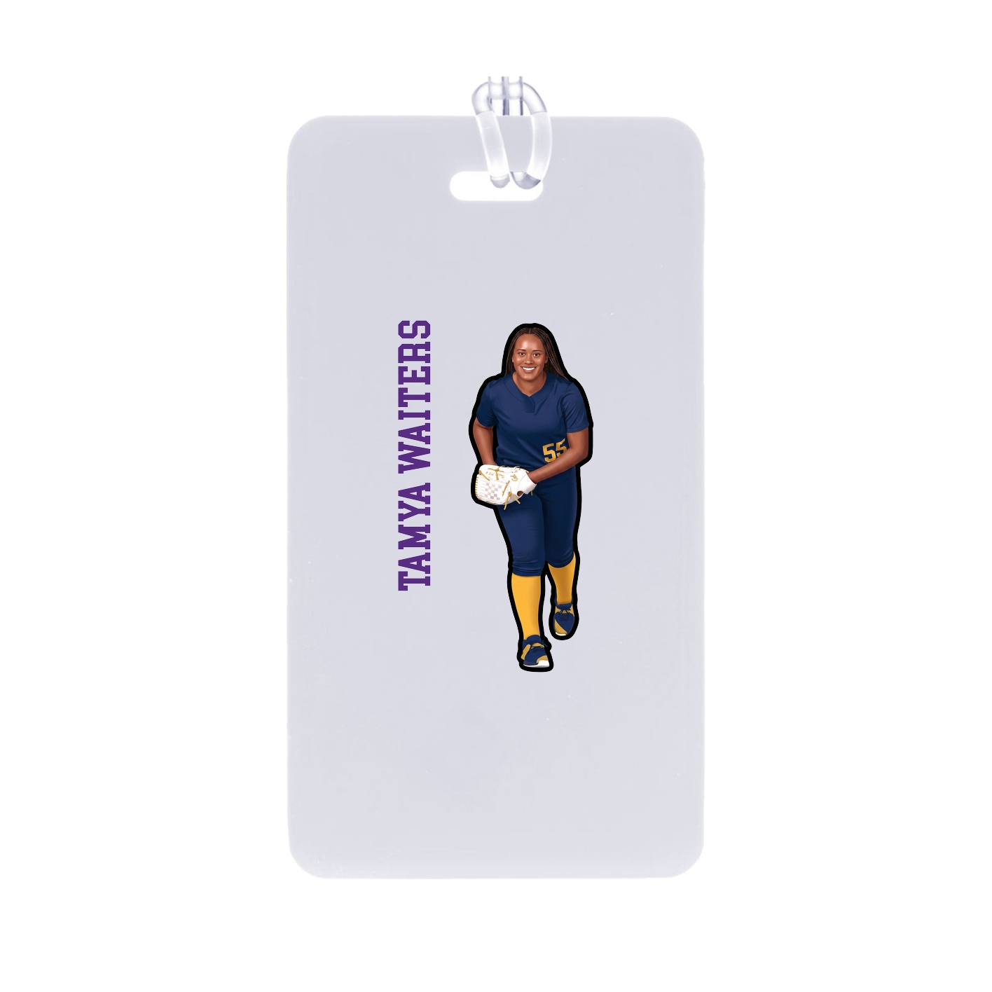 Bag Tag — Name Vertical in Classic