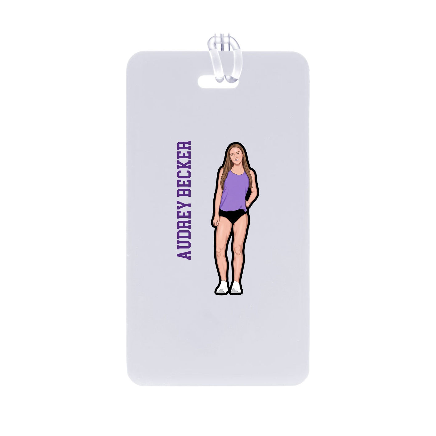 Bag Tag — Name Vertical in Classic