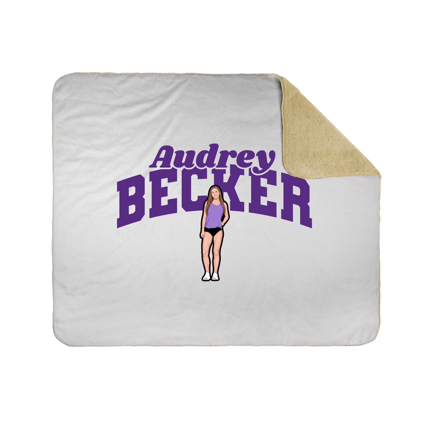 Throw Blanket — Signature Arch in White