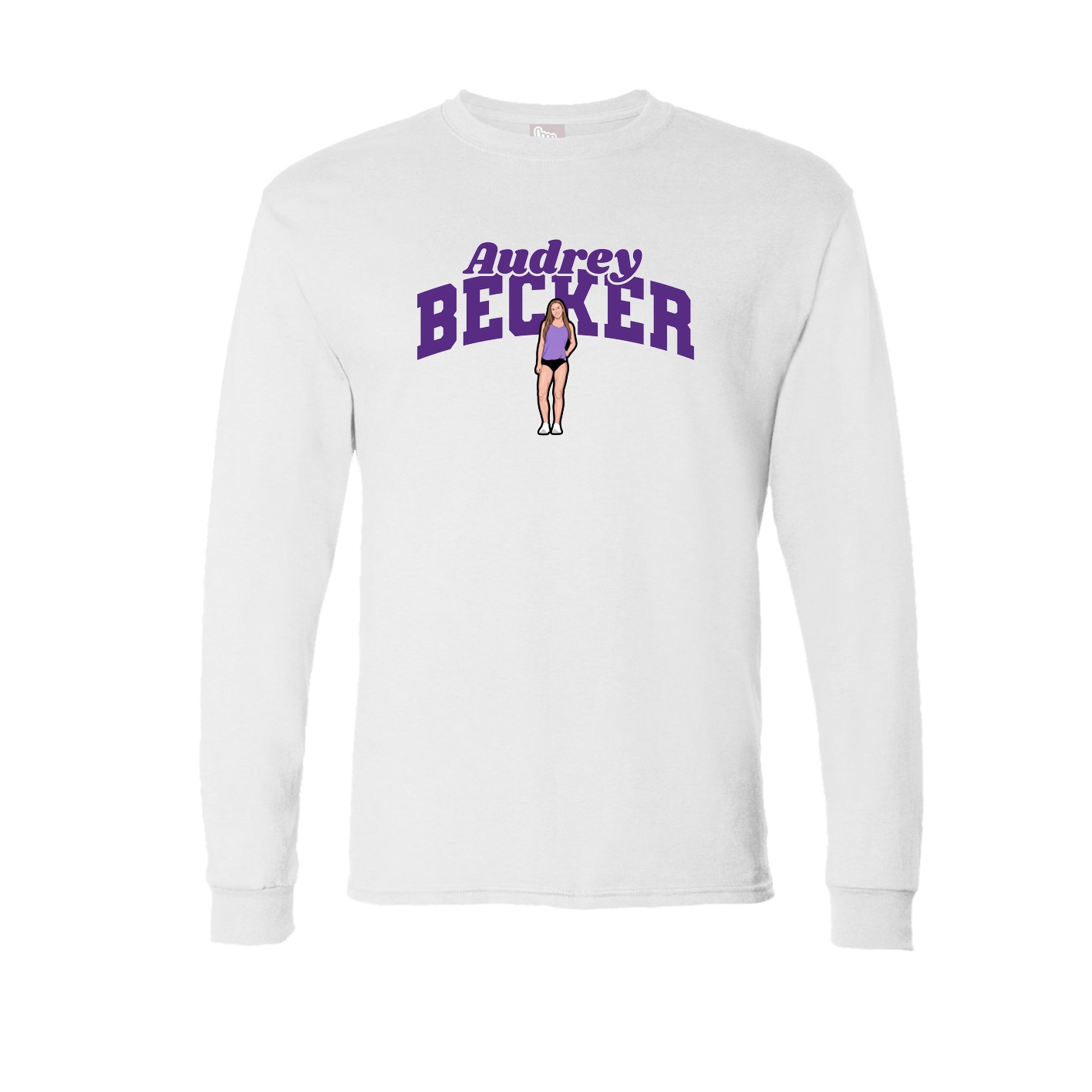 Long Sleeve Tee — Signature Arch in White