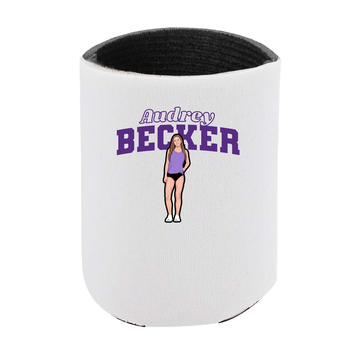 Can Holder — Name Arch in White