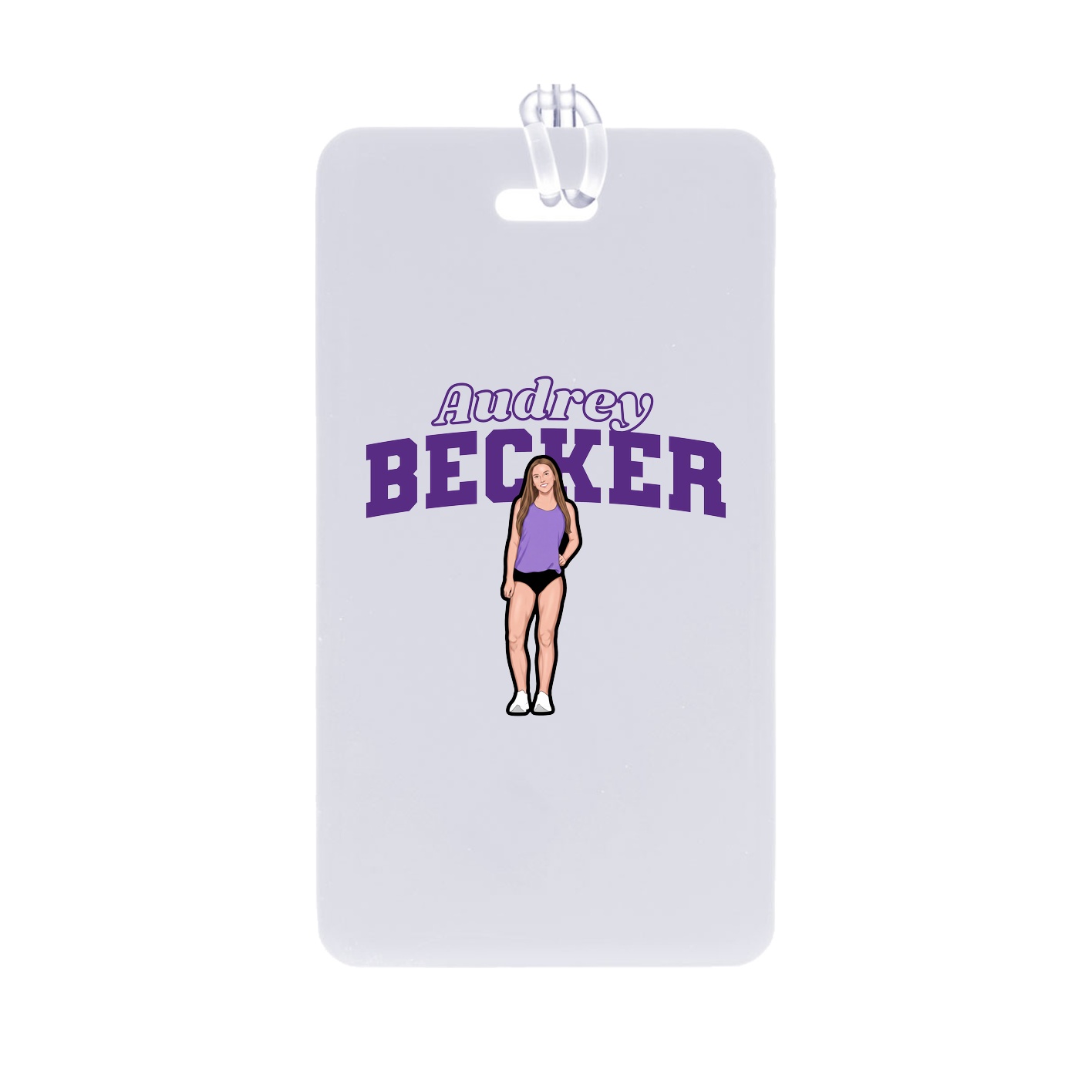 Bag Tag — Name Arch in Classic