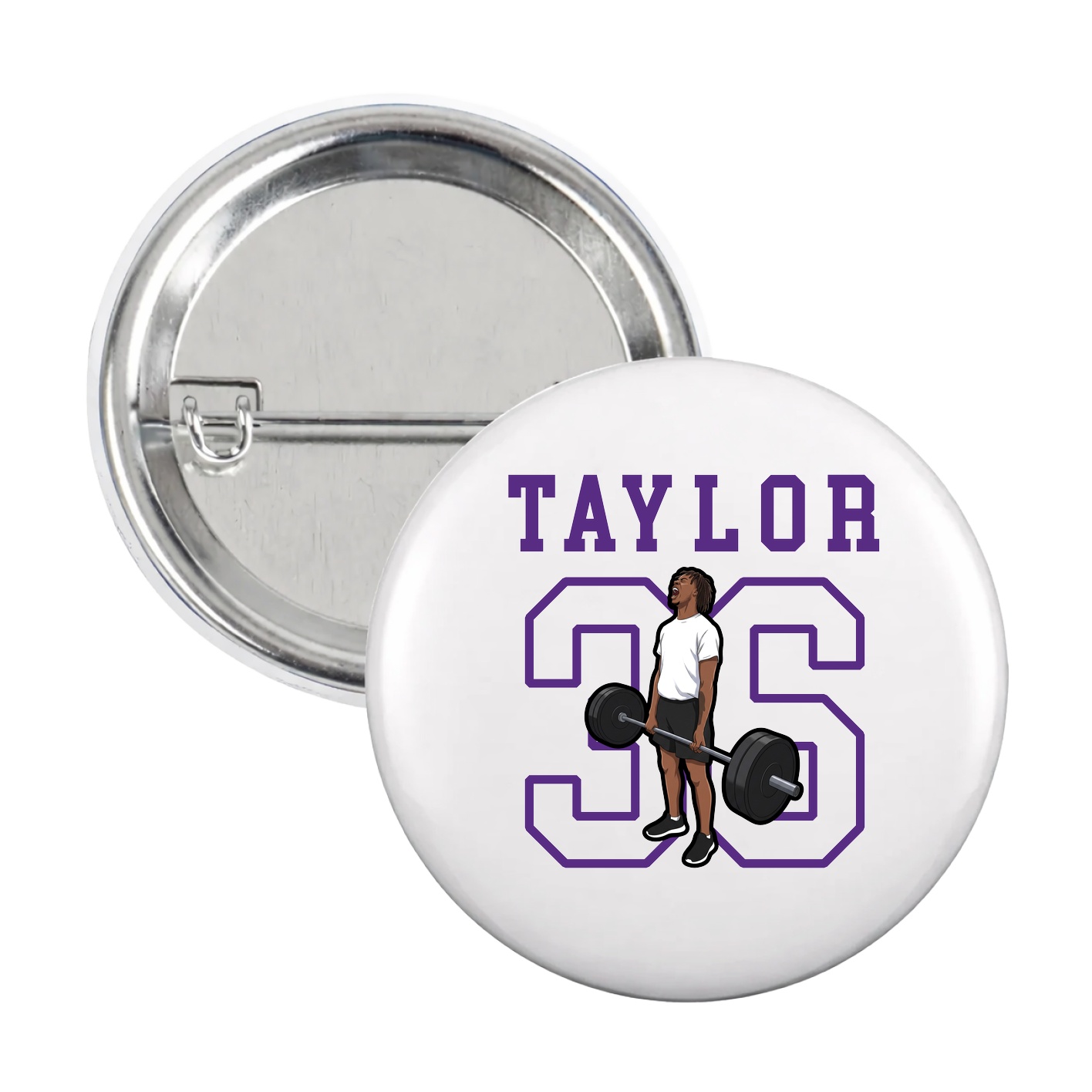 Game Day Button — Shirsey in White