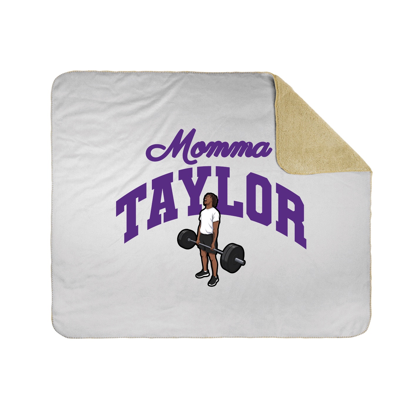 Throw Blanket — Mothers Day Arch in White