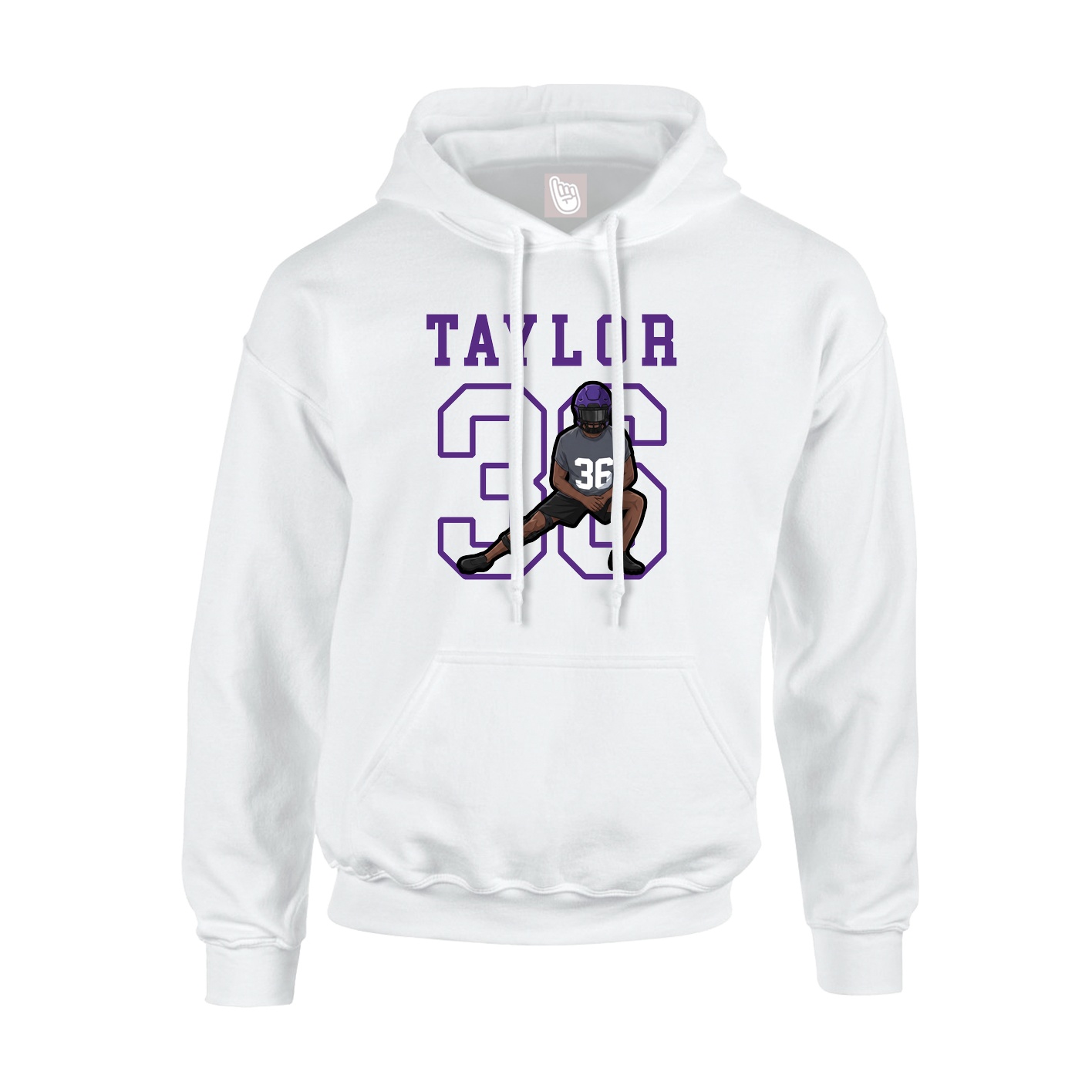Hoodie — Shirsey in White