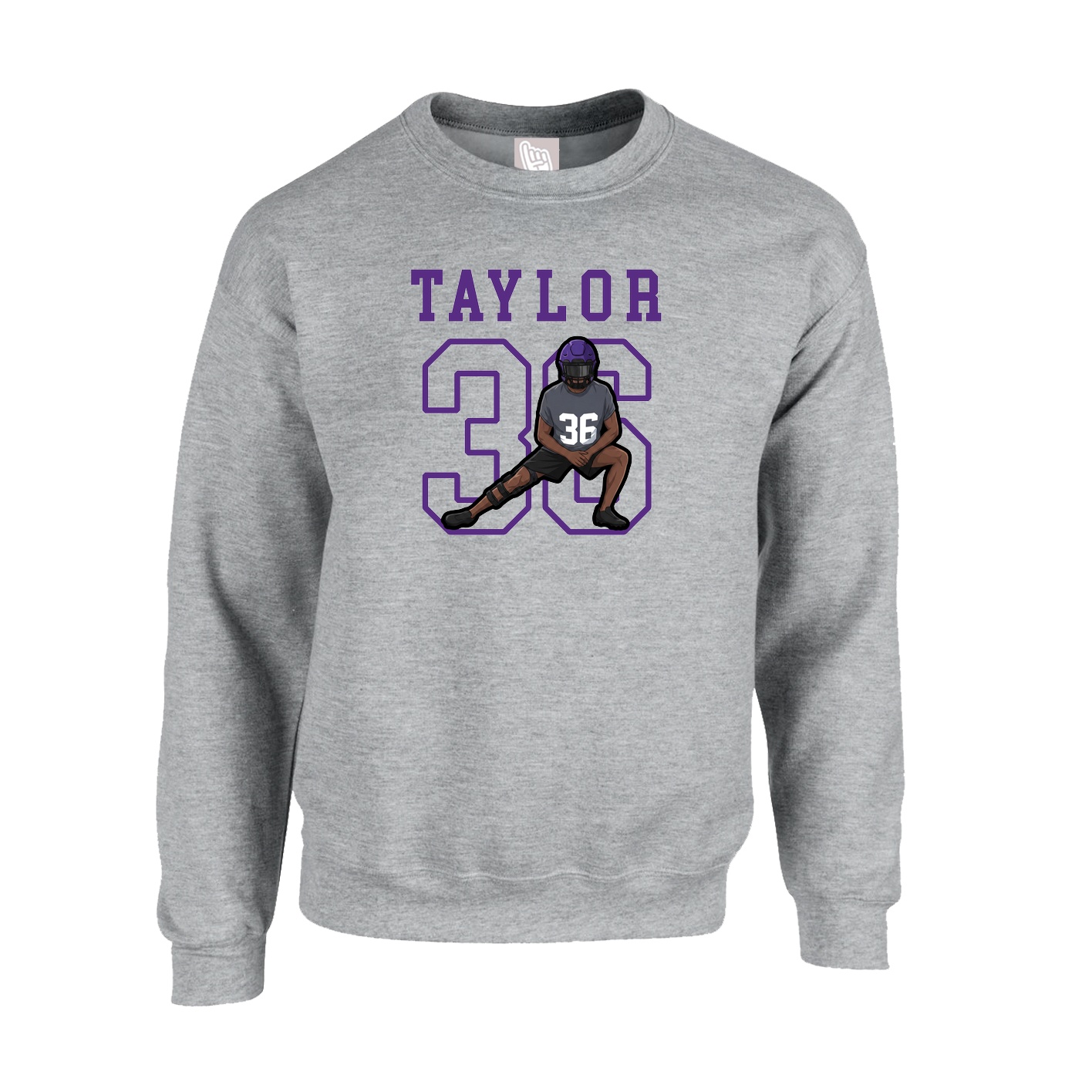 Fleece Crew — Shirsey in Grey