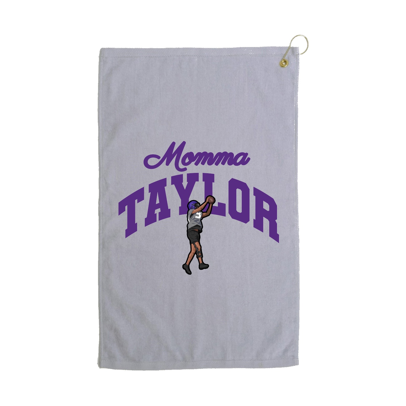 Golf Towel — Mothers Day Arch in Grey