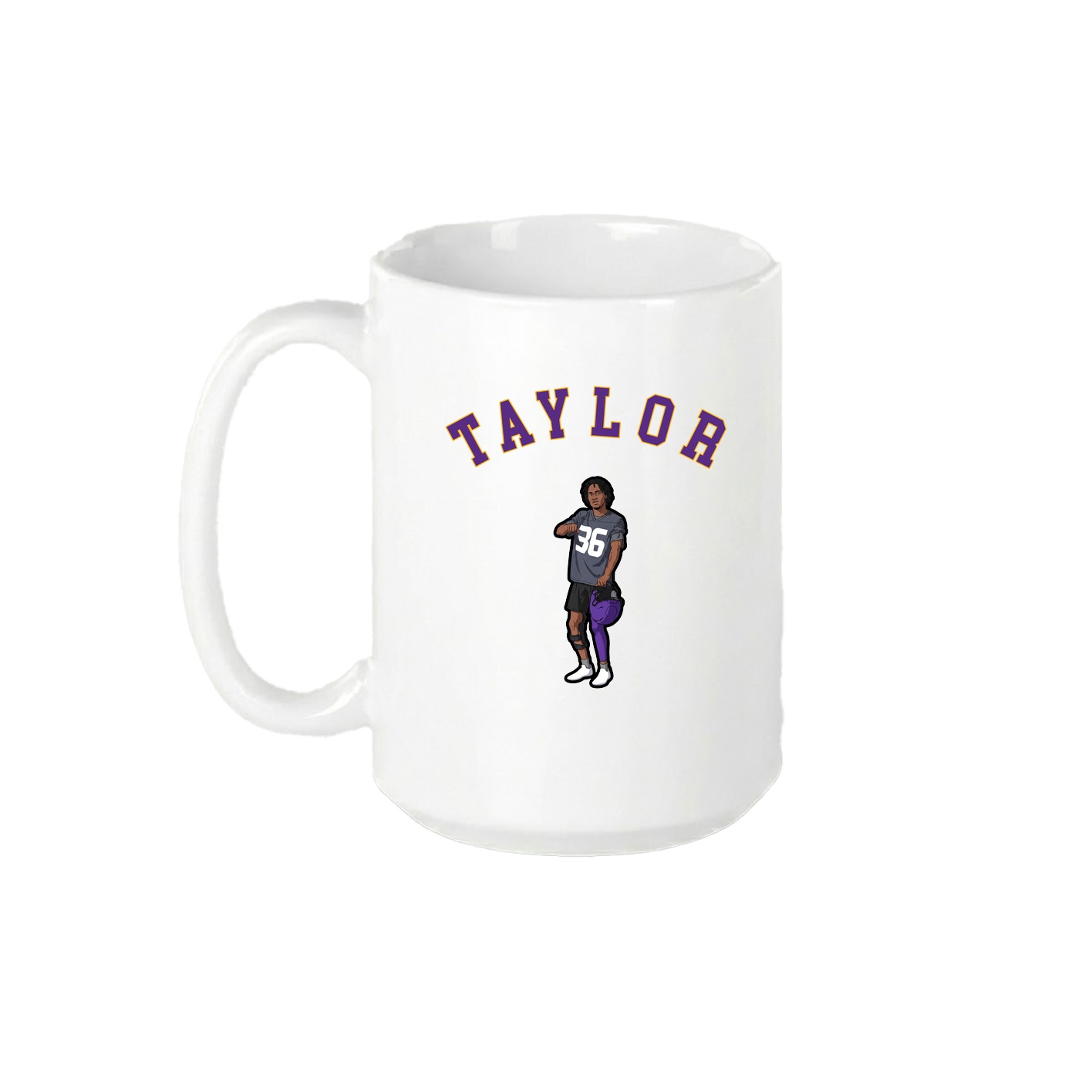 15oz Coffee Mug — Shirsey Arch in White