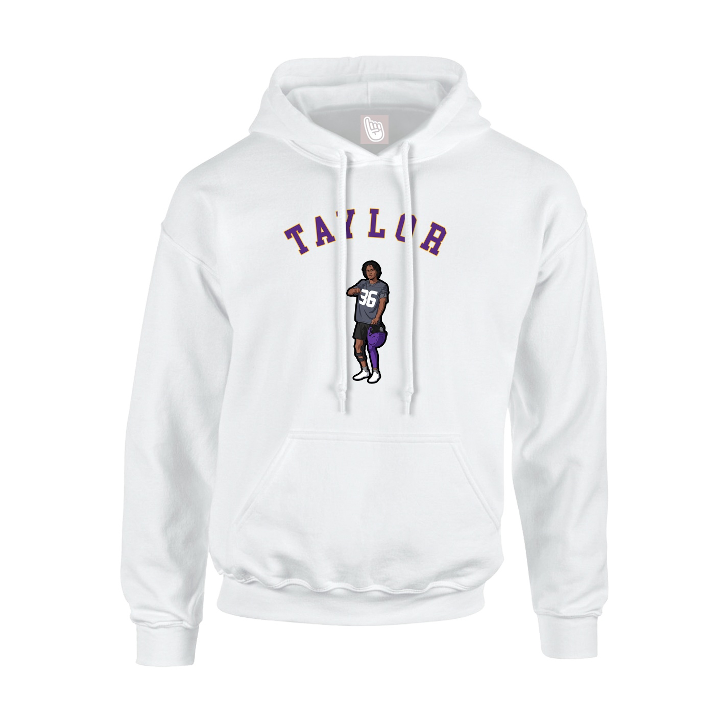 Hoodie — Shirsey Arch in White