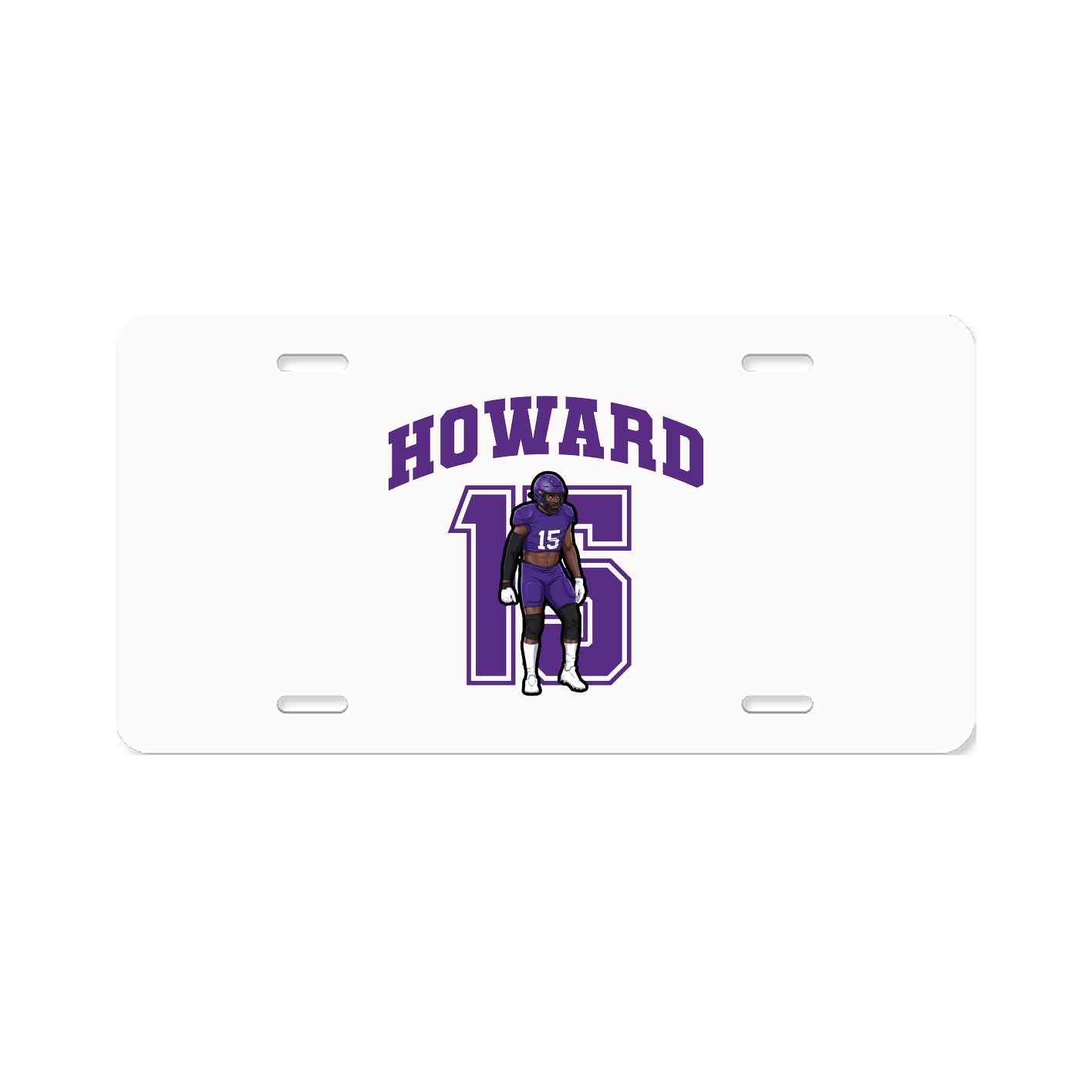 License Plate — Number in Classic