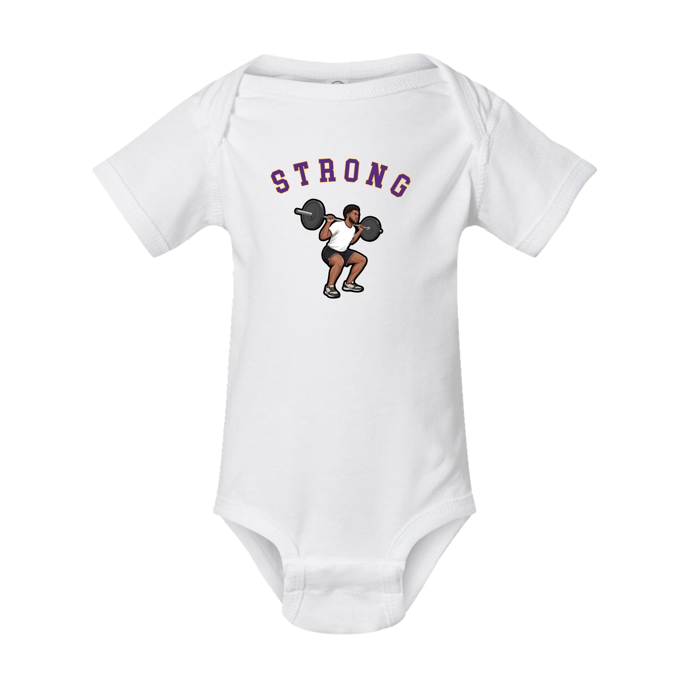 Baby Onesie — Shirsey Arch in White
