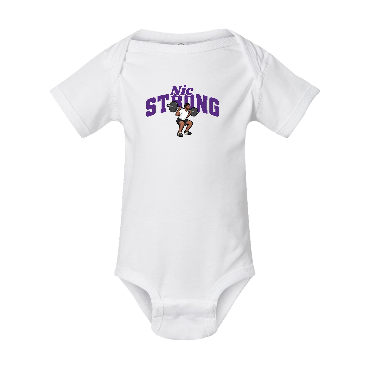 Baby Onesie — Signature Arch in White