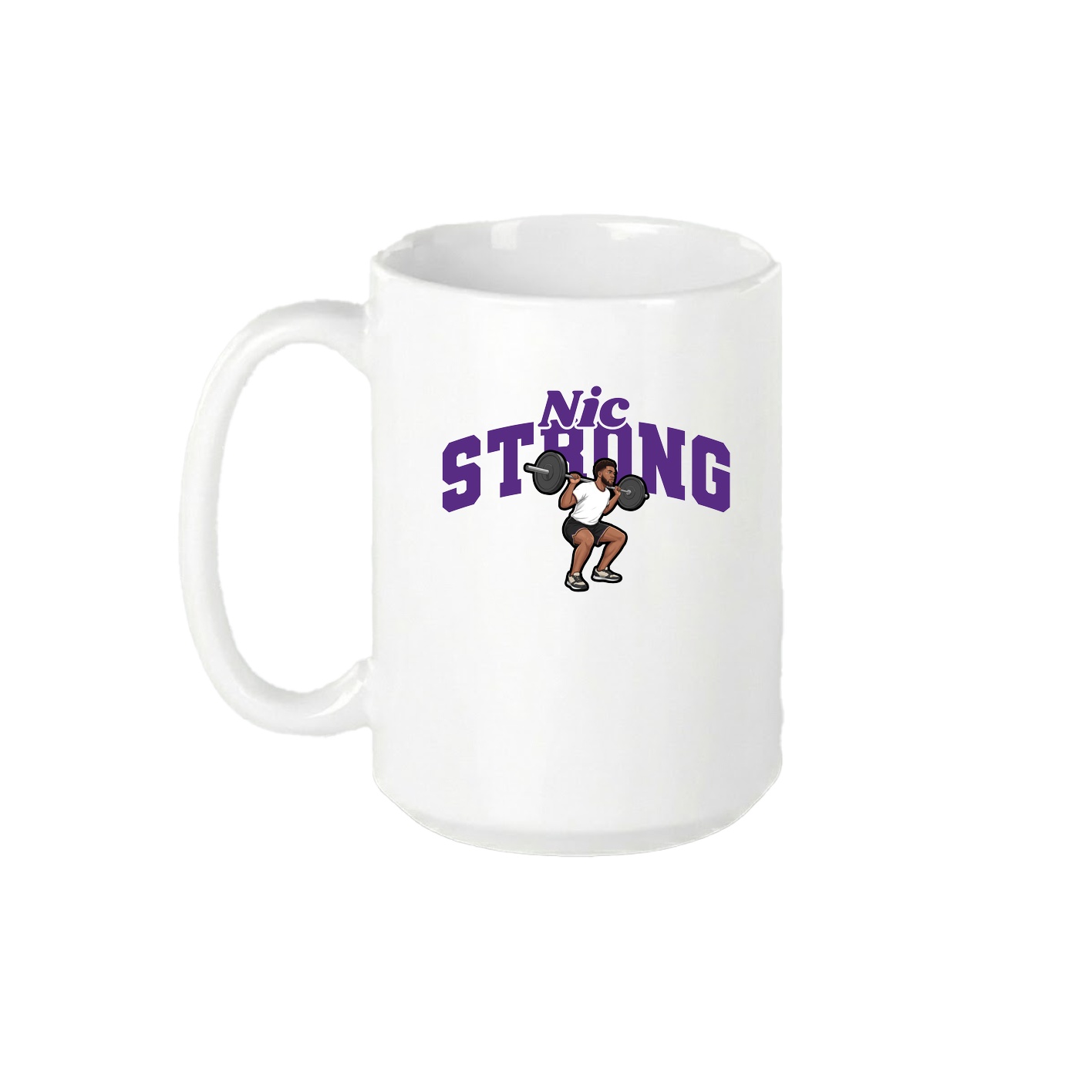 15oz Coffee Mug — Signature Arch in White