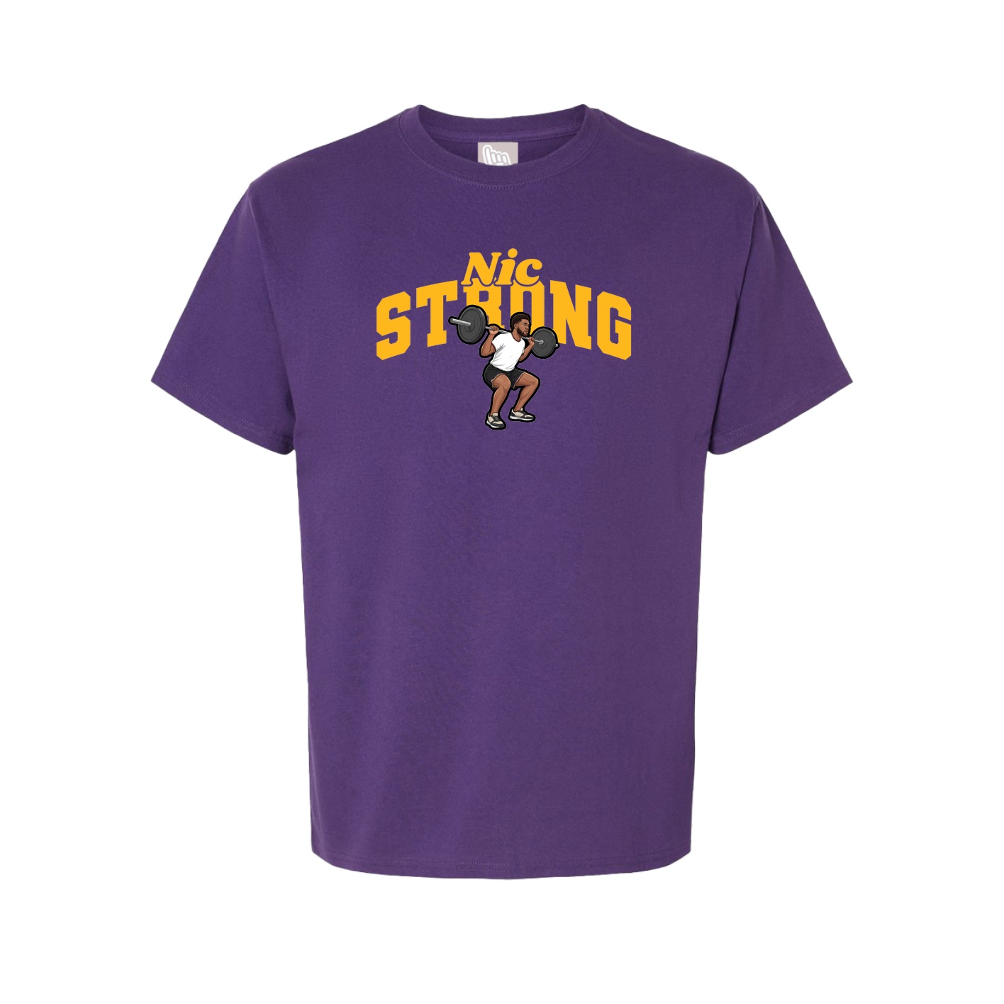 Tee — Signature Arch in Purple