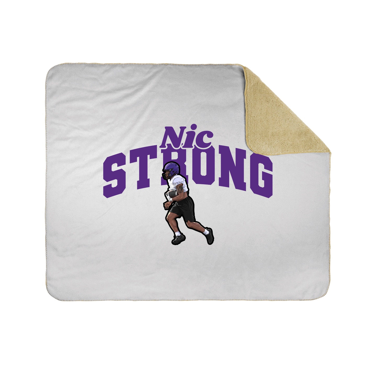 Throw Blanket — Signature Arch in White