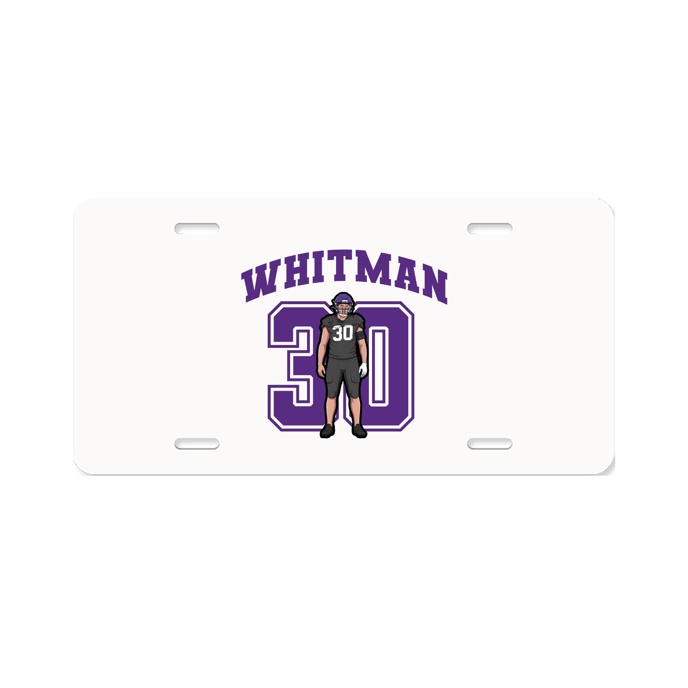 License Plate — Number in Classic
