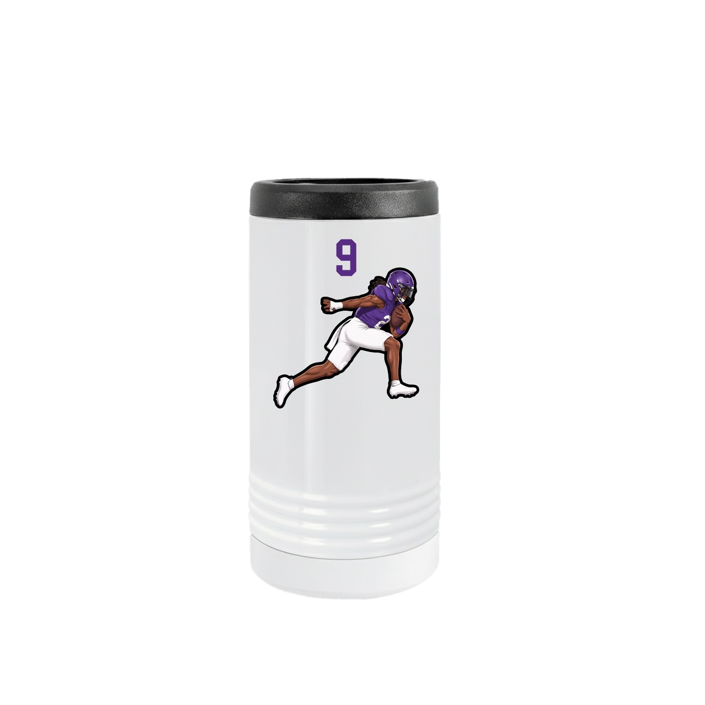 Slim Beverage Holder — Number Top in White