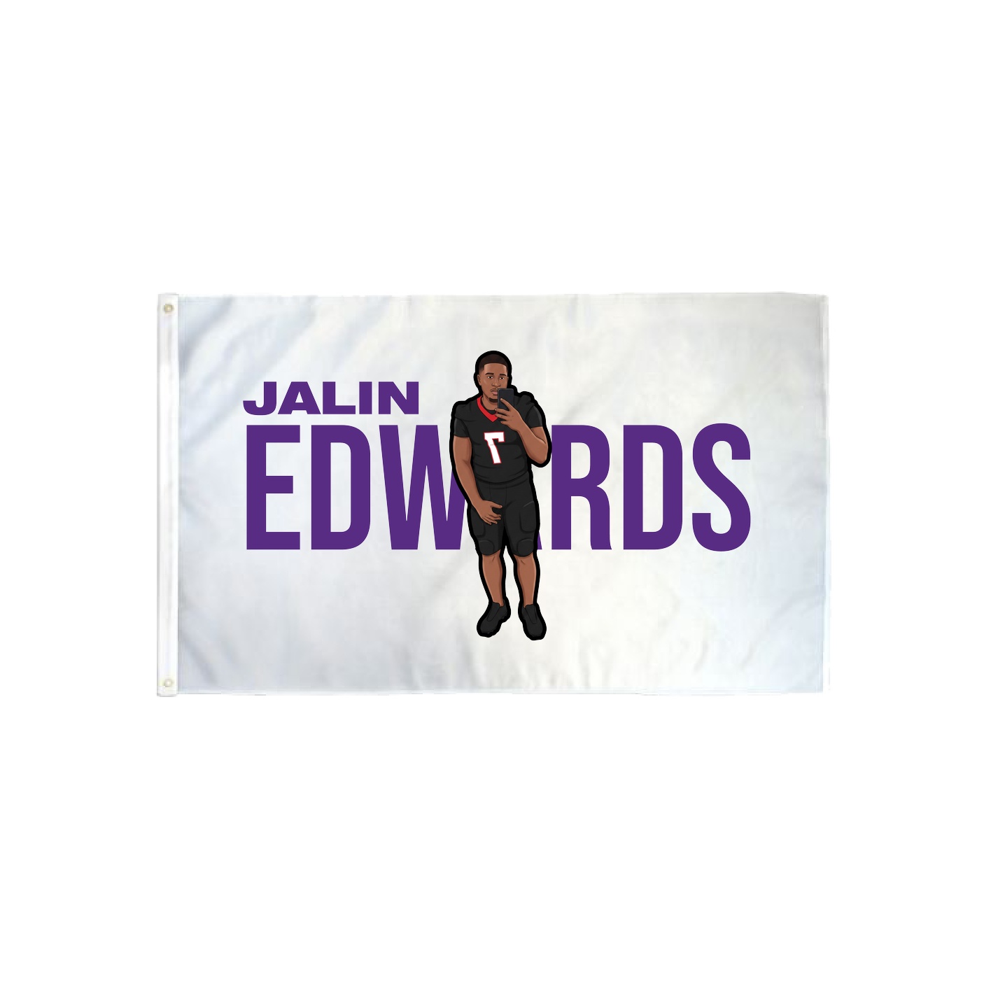 3x5 Flag — Player Name in Classic